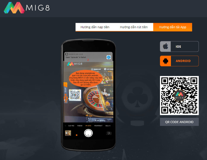 Ưu điểm khi tải app Mig8 