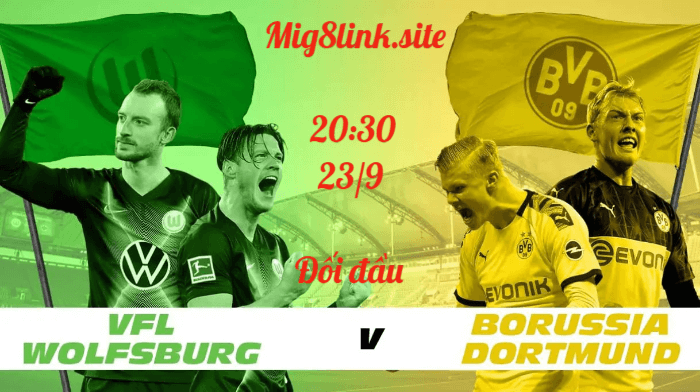 Lịch sử đối đầu giữa Dortmund vs Wolfsburg