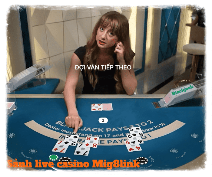 Sảnh live casino Mig8link - Baccarat nhanh